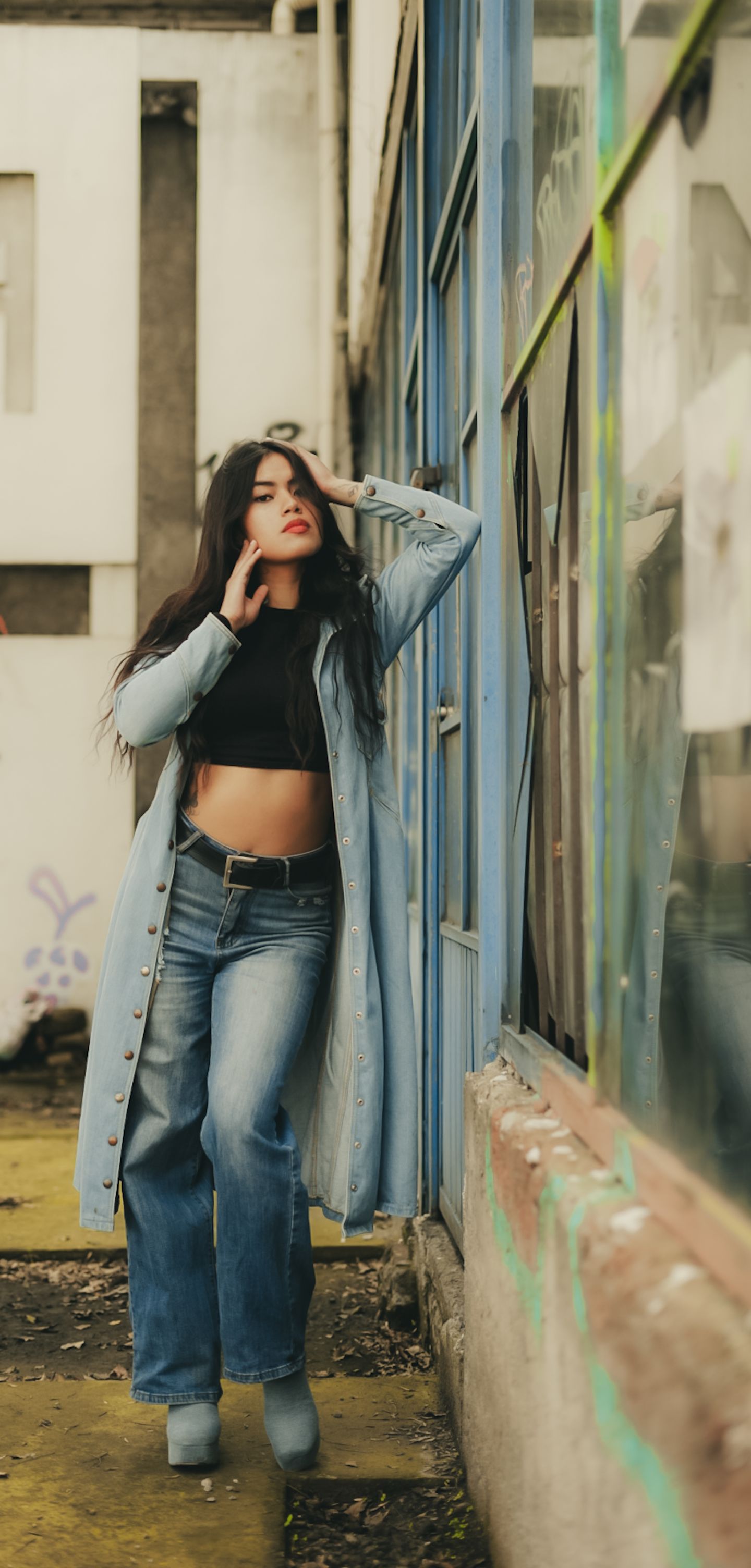 Calça Jeans Wide Leg