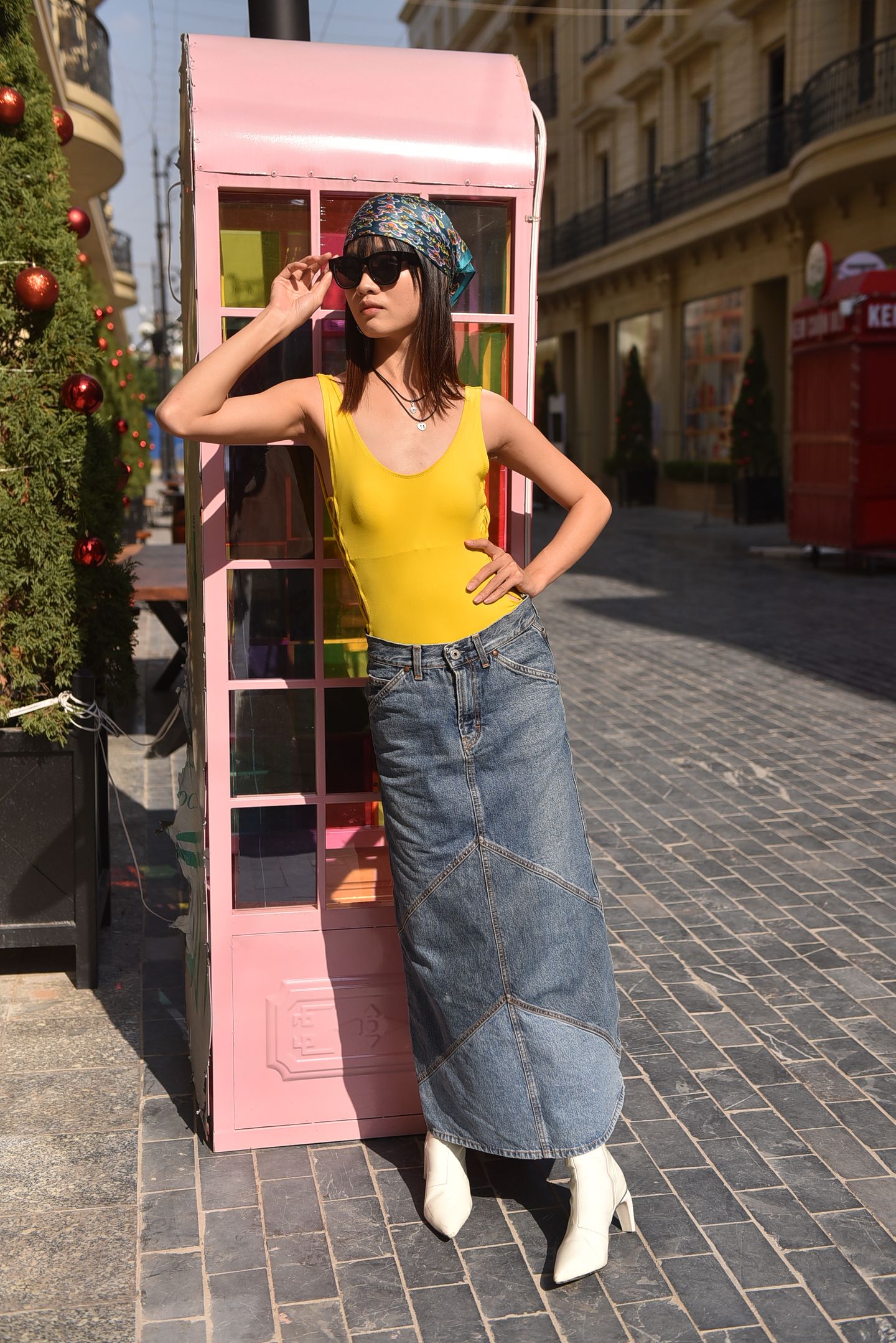 Saia Jeans Curta